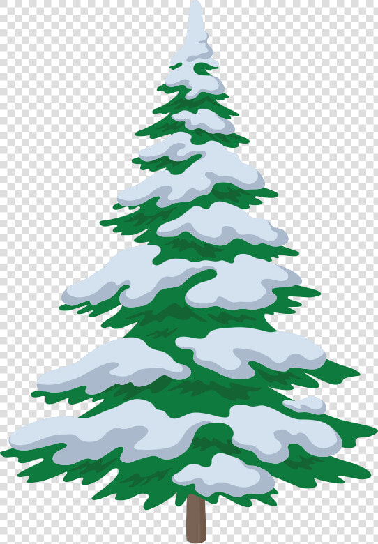 Transparent Snowy Tree Png   Drawing Tree With Snow  Png DownloadTransparent PNG