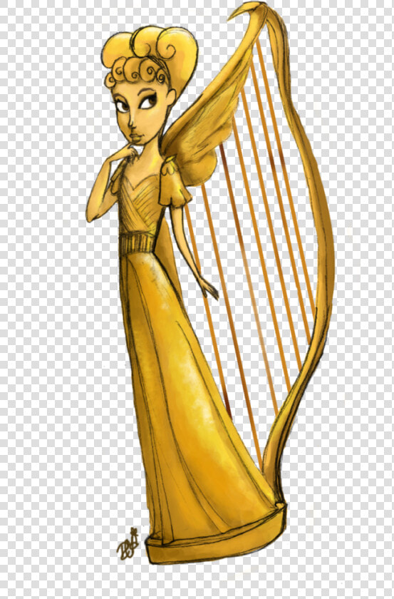 Harp Clipart Yellow   Singing Harp Jack And The Beanstalk  HD Png DownloadTransparent PNG