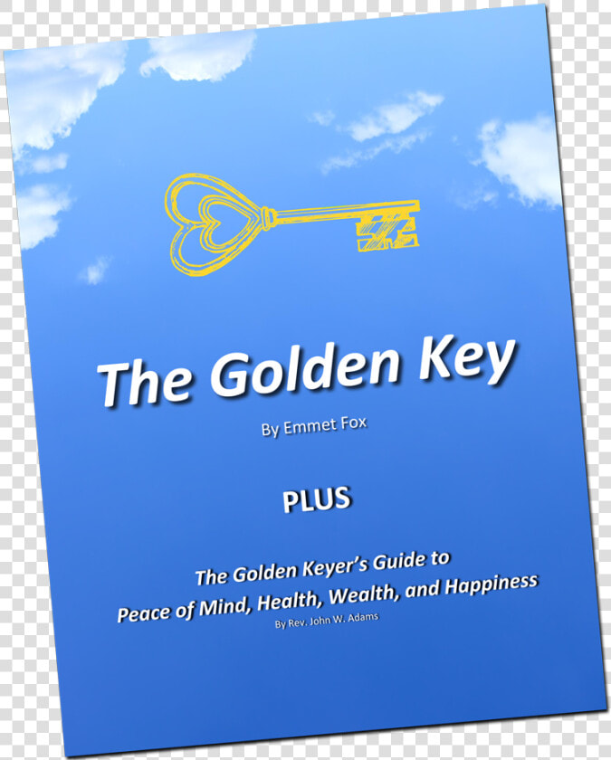 The Golden Key By Emmet Fox   Flyer  HD Png DownloadTransparent PNG