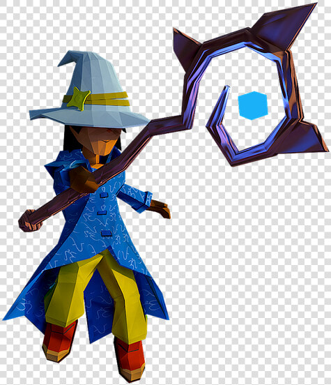 Mage  Lowpoly  Power  Witch  Magic  Robe  Hat  Blue   Low Poly Art Mage  HD Png DownloadTransparent PNG