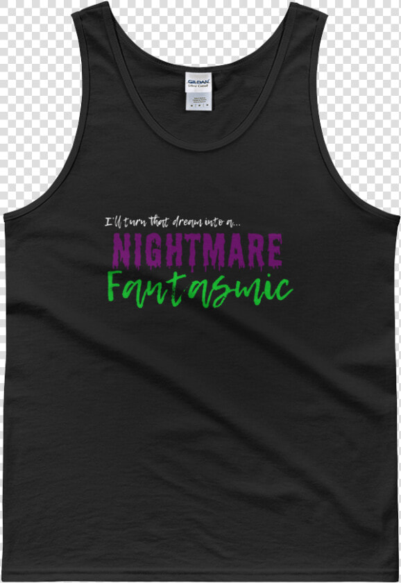 Nightmare Fantasmic Teewhite Mockup Flat Front Black  HD Png DownloadTransparent PNG