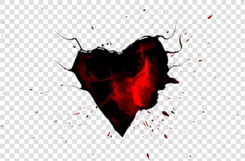 Imagenes De Corazon Negro Y Roto  HD Png DownloadTransparent PNG