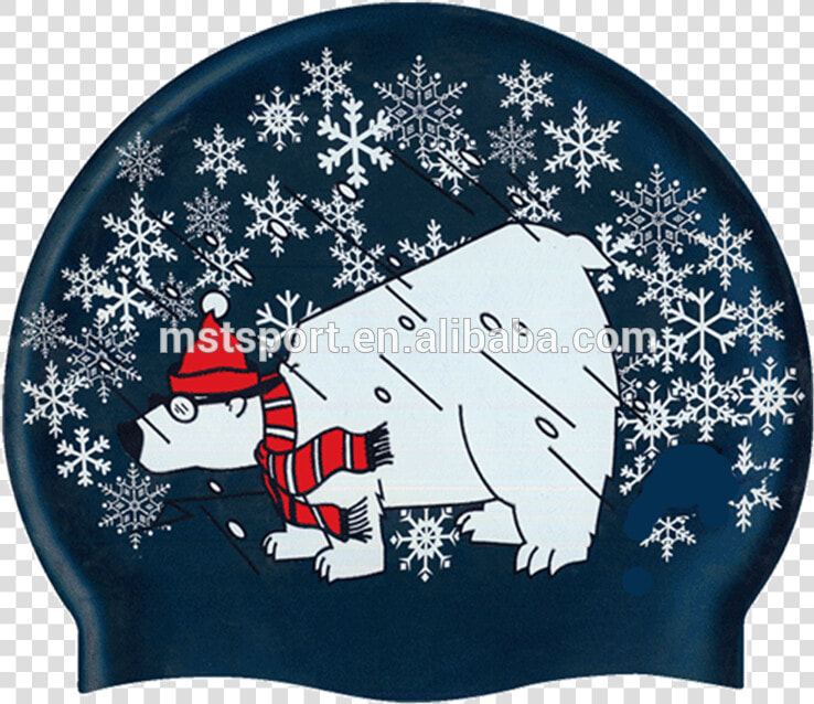 100  Silicona Divertido Gorro De Navidad Nadar Tapa   Beanie  HD Png DownloadTransparent PNG