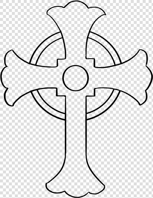 How To Draw Celtic Cross   Easy Celtic Cross Drawing  HD Png DownloadTransparent PNG