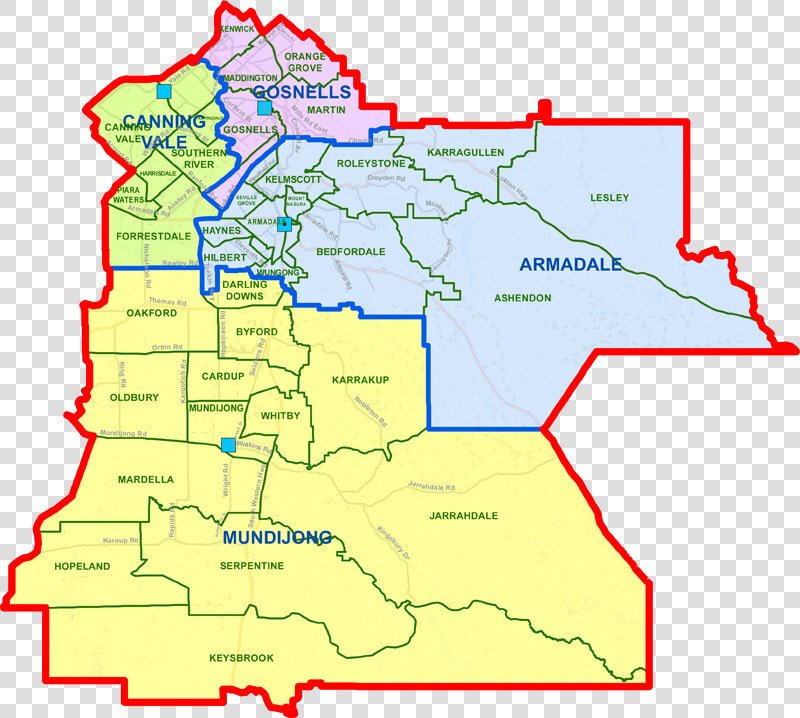 City Of Armadale Map  HD Png DownloadTransparent PNG