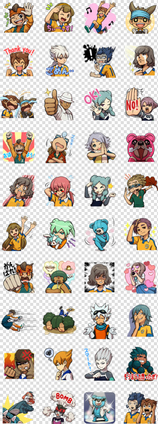 Inazuma Eleven Line Stickers  HD Png DownloadTransparent PNG