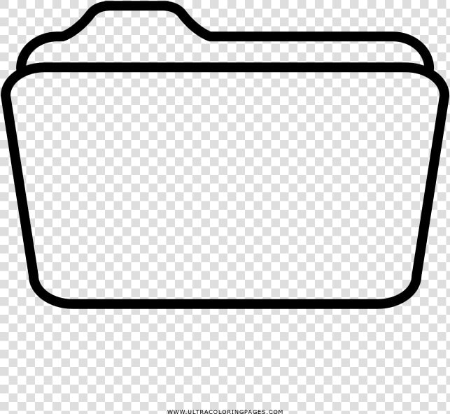 Folder Coloring Page   Carpeta De Documentos Para Colorear  HD Png DownloadTransparent PNG