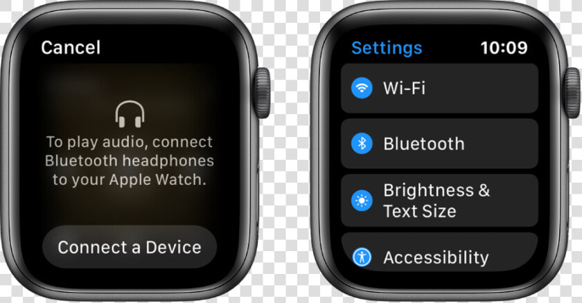 If You Switch The Audio Source To Your Apple Watch   Golf App For Apple Watch  HD Png DownloadTransparent PNG