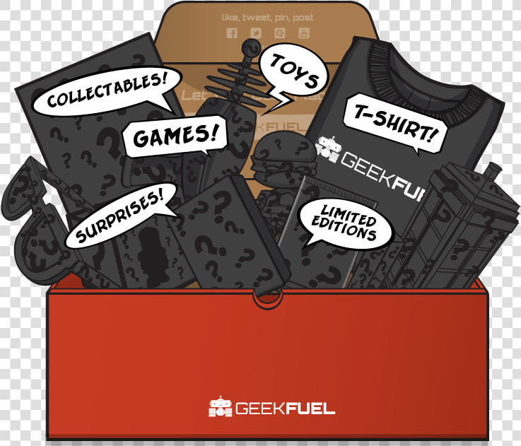 Geek Fuel Mystery Box Image   Geek Mystery Box  HD Png DownloadTransparent PNG