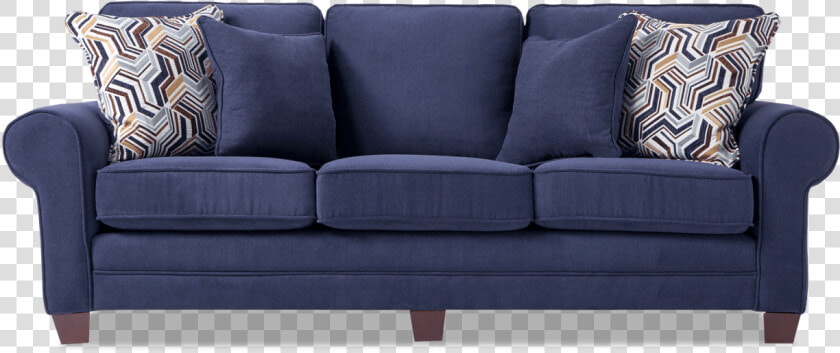 Gracie Bob S Discount   Bobs Sofa Blue  HD Png DownloadTransparent PNG