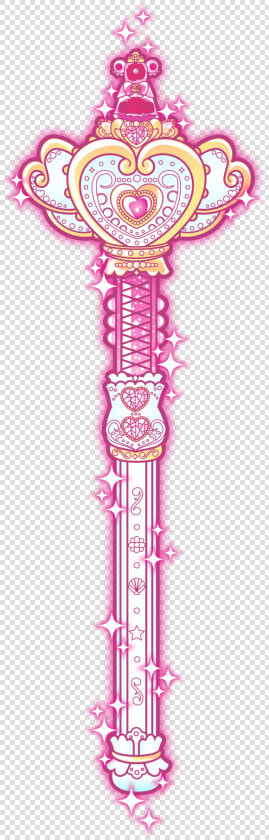 Transparent Sailor Moon Wand Png   Go Princess Precure Wand  Png DownloadTransparent PNG