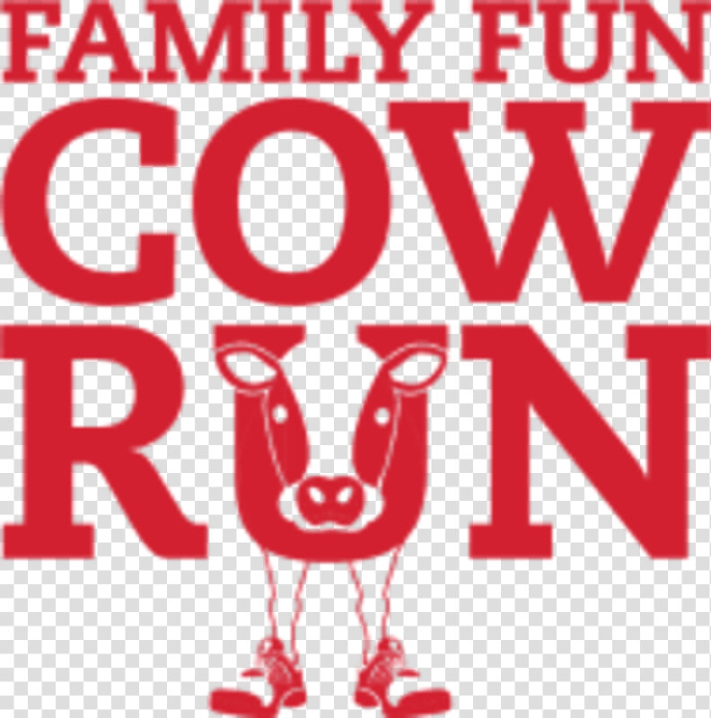 Family Fun Cow Run   Graphic Design  HD Png DownloadTransparent PNG