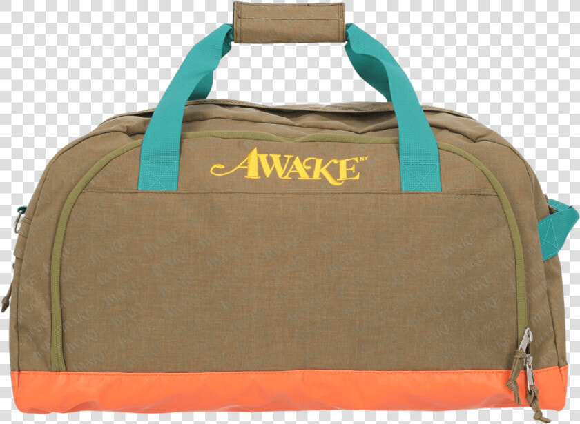 Awake Nyc All Over 3m Print Duffle Bag  Olive  Hi res   Duffel Bag Olive Men  HD Png DownloadTransparent PNG