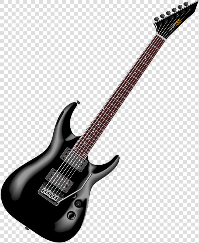 Guitar  Electric  Rock  Sound  Concert  Band  Audio   Schecter Omen 8 Black  HD Png DownloadTransparent PNG