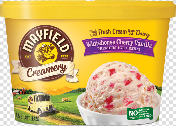 Whitehouse Cherry Vanilla   Sea Salt Caramel Cheesecake Ice Cream  HD Png DownloadTransparent PNG