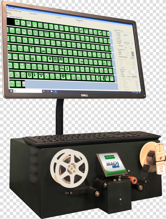 Mach Mini Microfilm Scanners   Computer Monitor  HD Png DownloadTransparent PNG