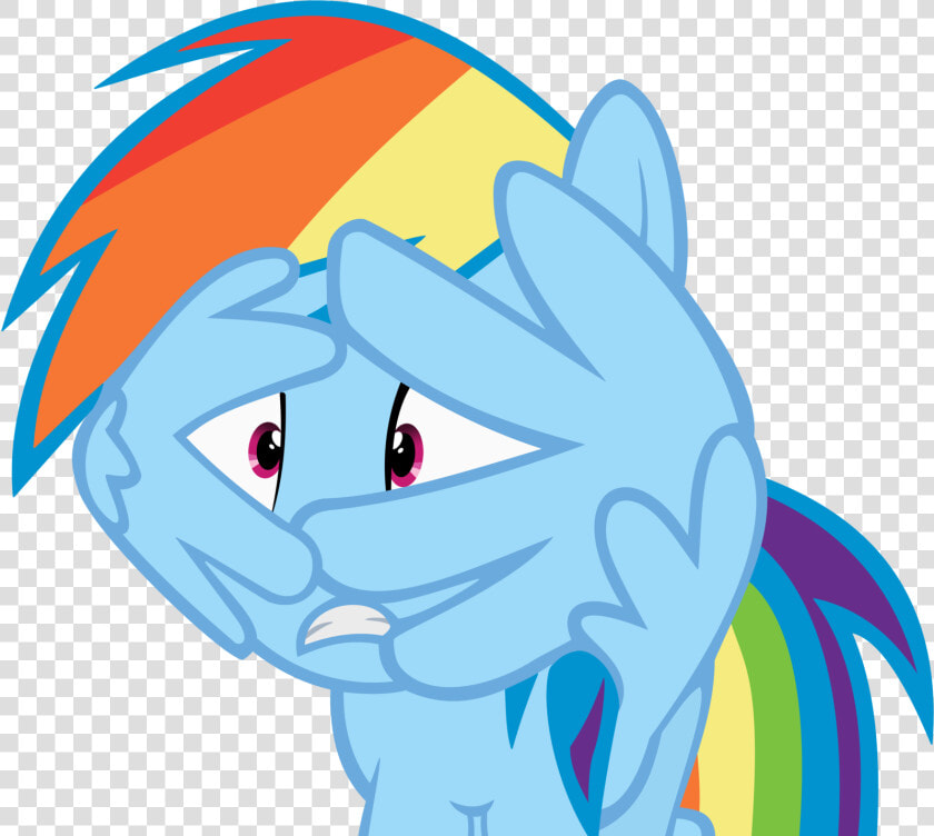 Rainbow Dash Wings Her Eyes Vector By Gturbo5   Rainbow Dash Scared  HD Png DownloadTransparent PNG