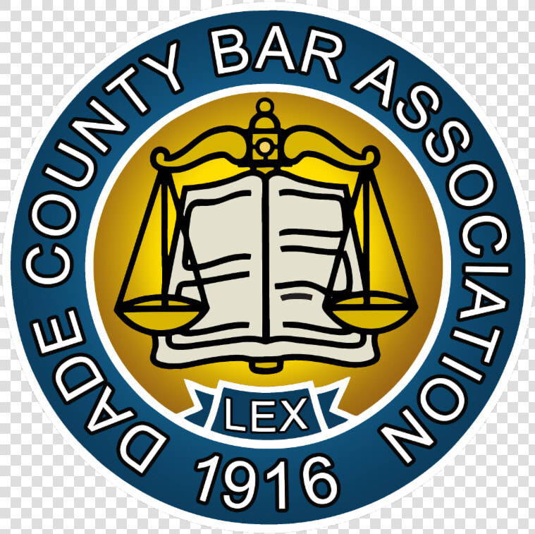 Dcba Seal   Dade County Bar Association  HD Png DownloadTransparent PNG