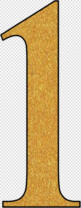 Gold Glitter 1 Png   Png Download   Glitter Gold Number 1 Png  Transparent PngTransparent PNG