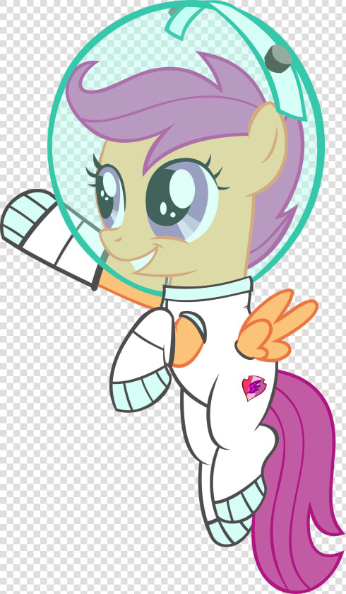 Scootaloo The Astronaut   Mlp Space Suit  HD Png DownloadTransparent PNG