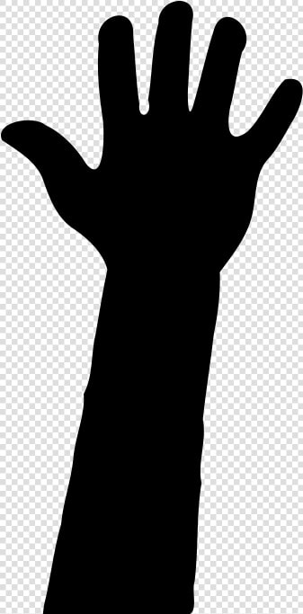 Silhouette Clip Art   Hand Reaching Silhouette Png  Transparent PngTransparent PNG