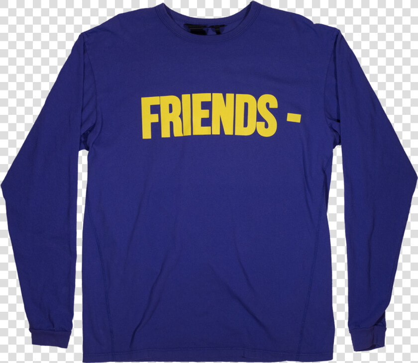 Friends Yellowpurple Longsleeve Front V   Long sleeved T shirt  HD Png DownloadTransparent PNG