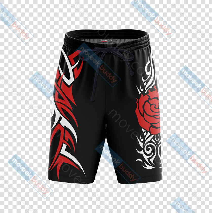 Rwby Ruby Rose Symbol Beach Short   Ruby Rose  HD Png DownloadTransparent PNG