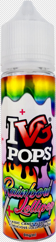 Ivg Rainbow Pops E Liquid 50ml Short Fill   Baby Bottle  HD Png DownloadTransparent PNG