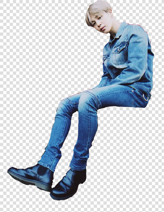  bts  btsjimin  jimin  kpop   Sitting  HD Png DownloadTransparent PNG