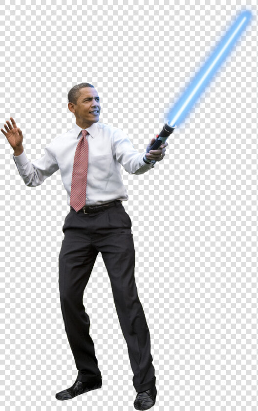 Obama Holding A Lightsaber Outside Of The Whitehousehmmmphotoshop   White House  HD Png DownloadTransparent PNG