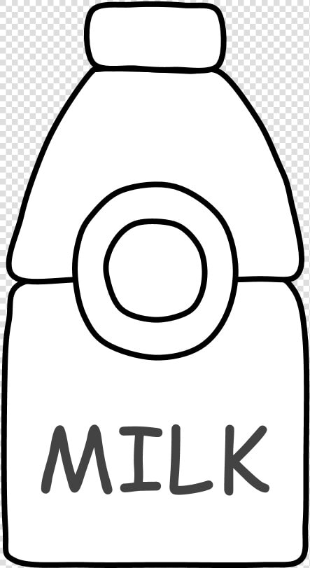 Milk  Bottle  Jug  Carton  Black And White   Partition  HD Png DownloadTransparent PNG