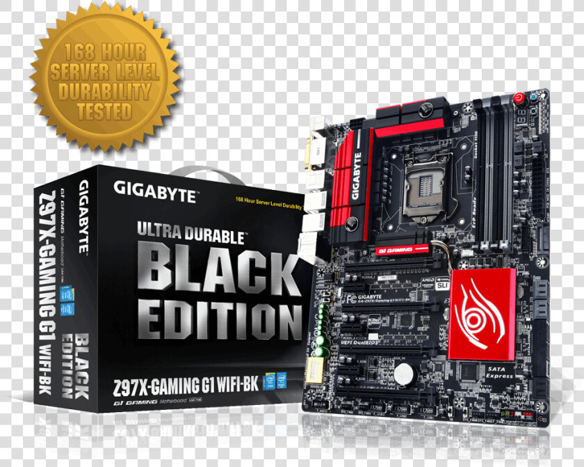 1   0    Placas mãe   Gigabyte Brazil   Gigabyte Black   Gigabyte Ga Z97x Gaming G1 Wi  HD Png DownloadTransparent PNG