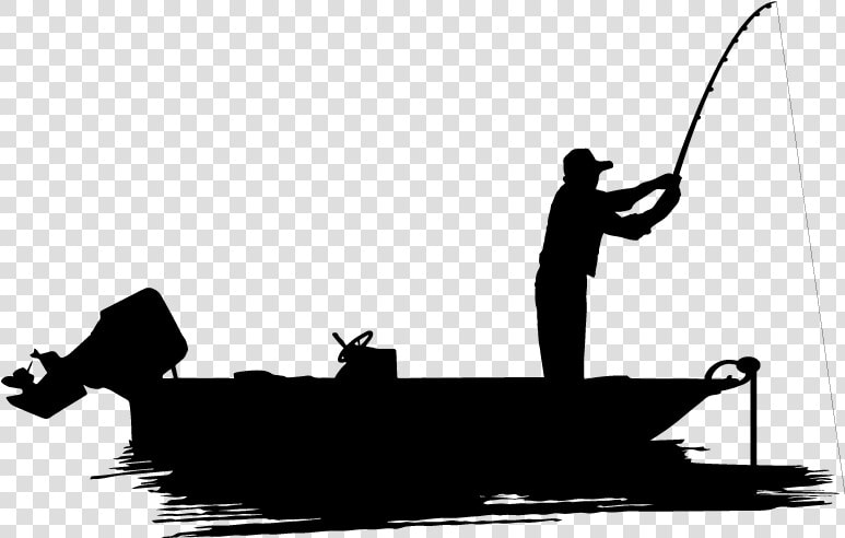 Angler 012   Silhouette  HD Png DownloadTransparent PNG