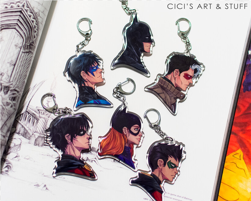 Image Of Dc Bust Keychains  preorder    Cartoon  HD Png DownloadTransparent PNG