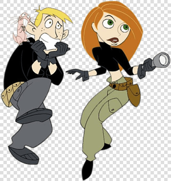 Kim Possible Protecting Ron Stoppable   Kim Possible Ron Png  Transparent PngTransparent PNG