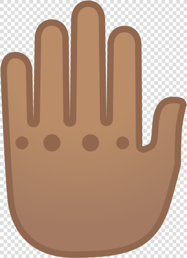 Raised Back Of Hand Medium Skin Tone Icon   Human Skin Color  HD Png DownloadTransparent PNG