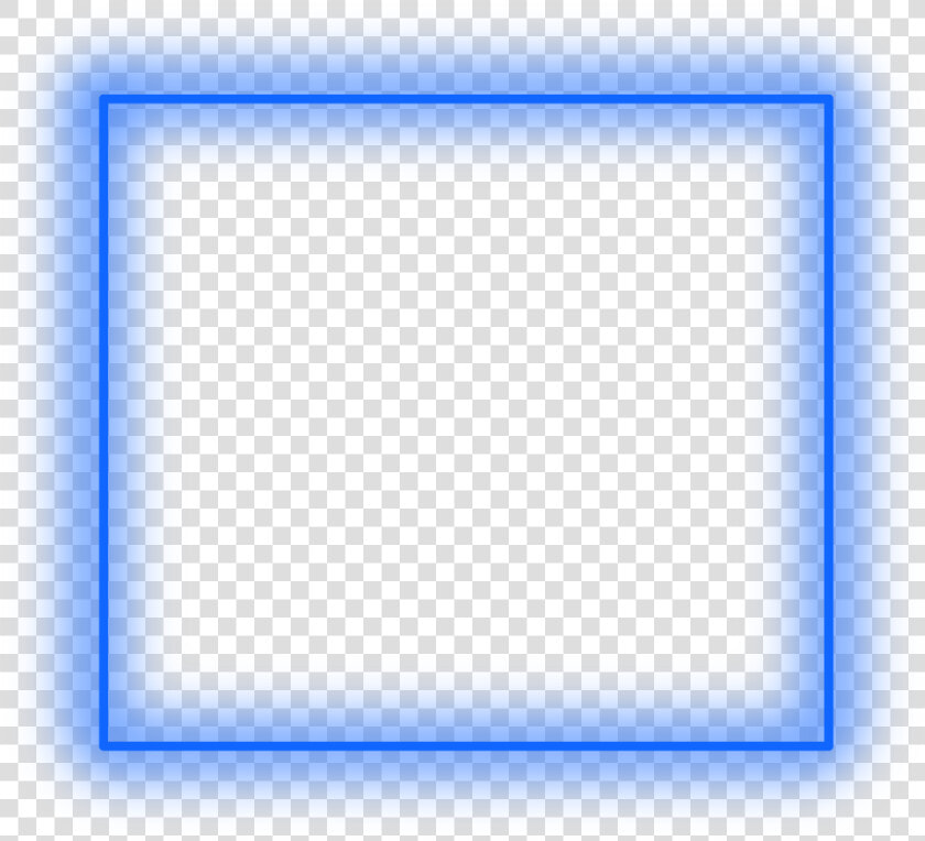  sticker  neon  square  blue  freetoedit  frame  border   Circle  HD Png DownloadTransparent PNG