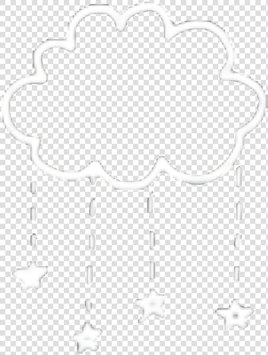  cloud  star  stars  aesthetic  overlay  overlays  white   Line Art  HD Png DownloadTransparent PNG