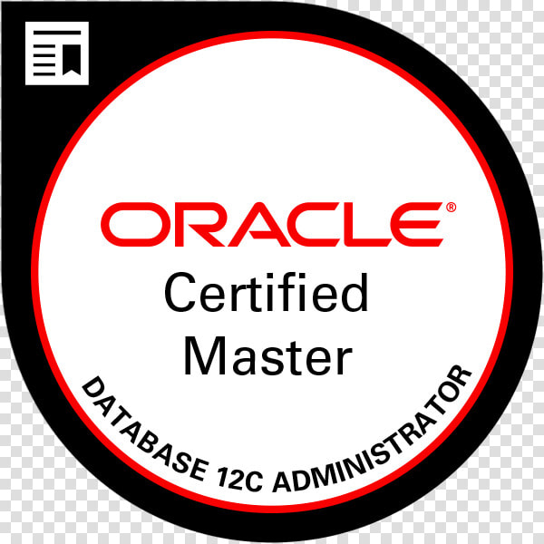 Oracle Database 12c Administrator Certified Master   Oracle  HD Png DownloadTransparent PNG