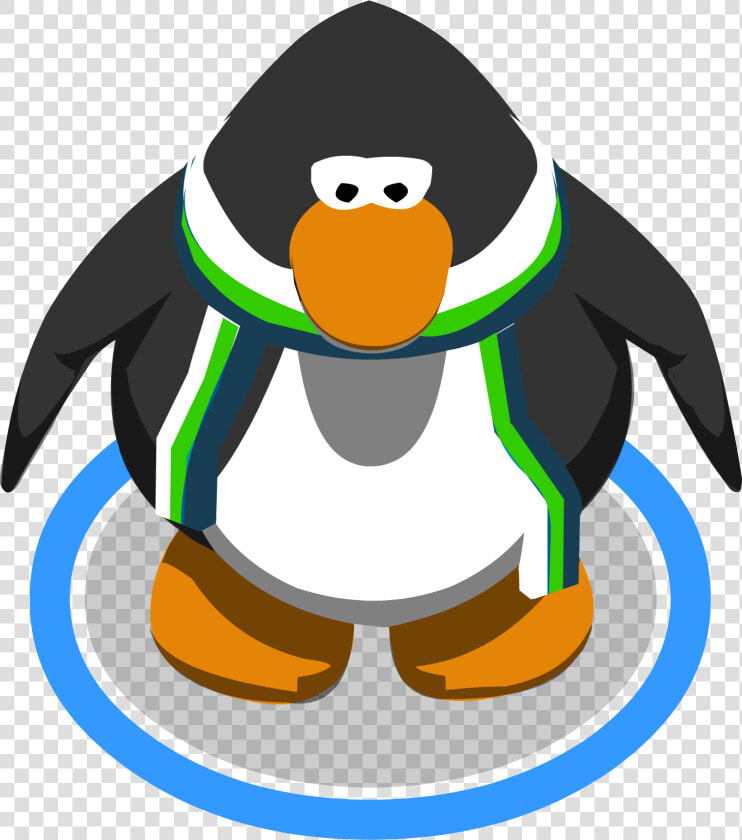 Green And Blue Scarf Ig   Club Penguin Penguin Sprite  HD Png DownloadTransparent PNG