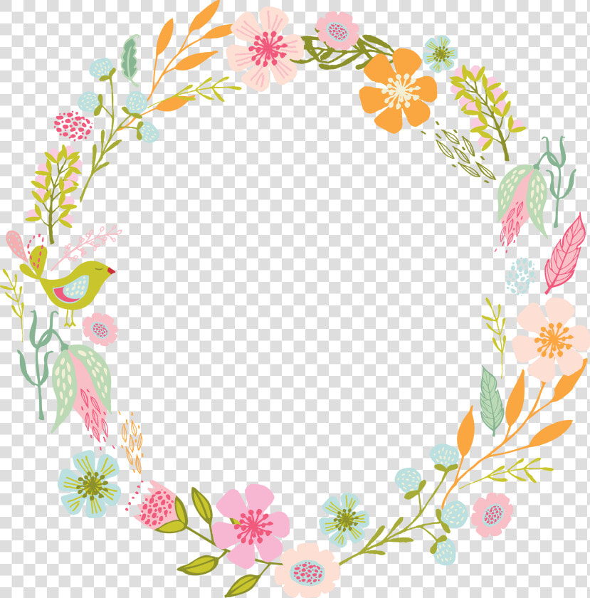 Marco De Flores Png   Plantillas De Flores  Transparent PngTransparent PNG