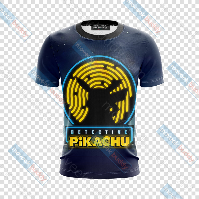 Pokemon Detective Pikachu Unisex 3d T shirt   Egyptian God Shirt Yugioh  HD Png DownloadTransparent PNG