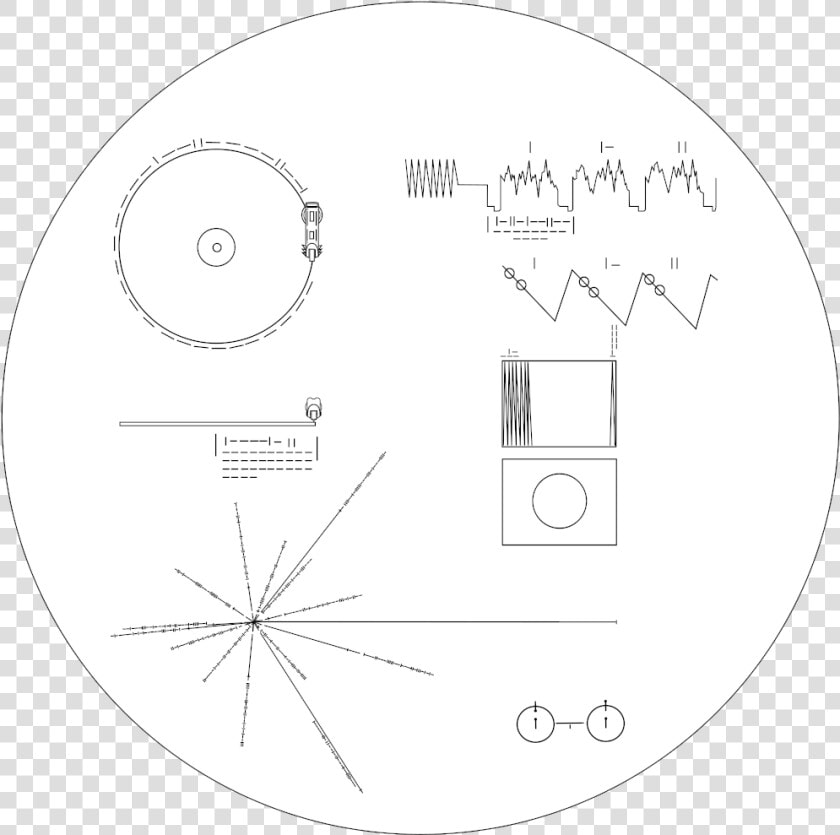 Voyager Golden Record  HD Png DownloadTransparent PNG