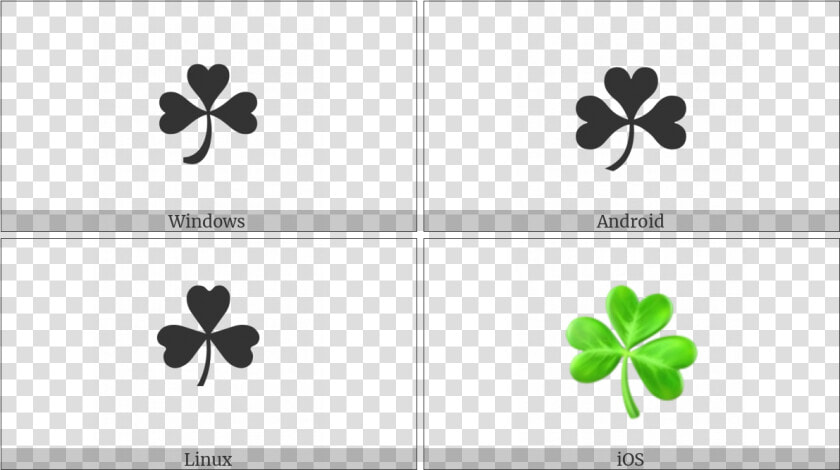 Shamrock On Various Operating Systems  HD Png DownloadTransparent PNG