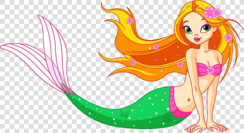 Transparent Mermaid Clipart Png   Mermaid Cartoon  Png DownloadTransparent PNG