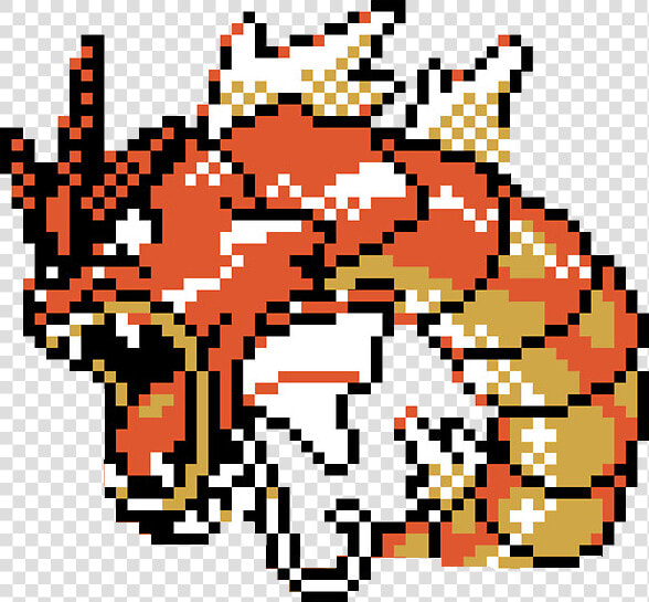   Gyarados   Png Download   Pokemon Gold Battle Screen  Transparent PngTransparent PNG