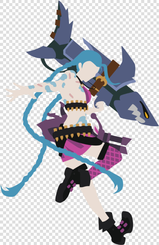  jinx  silhouette  silueta  leagueoflegends  lol  minimalist   Jinx Lol Png  Transparent PngTransparent PNG