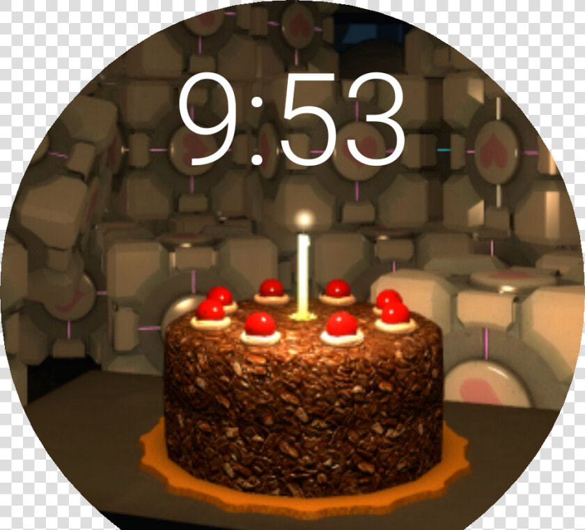 Portal Cake Png   Png Download   Portal Game Cake Is A Lie  Transparent PngTransparent PNG