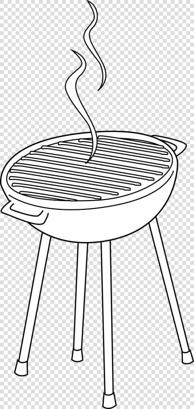 Barbeque Grill Clip Art Free   Barbecue Grill Clipart Black And White  HD Png DownloadTransparent PNG