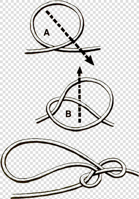 Rope Drawing Bight And Now Grasp The Rope At And Draw   Manharness Knot Step By Step  HD Png DownloadTransparent PNG